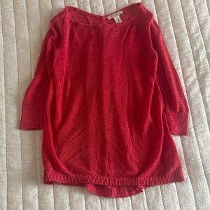 White House Black Market Vibrant Red Sweater